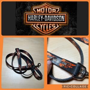 🦅HARLEY DAVIDSON PET LEASH, 47" LONG by 3/4" WIDE - BAR/SHEILD